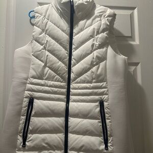 Michael Kors Quilted White Vest 1X